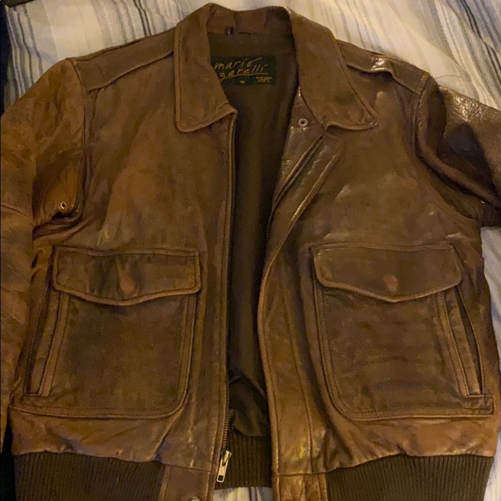 Michael Zarelli Leather Jacket